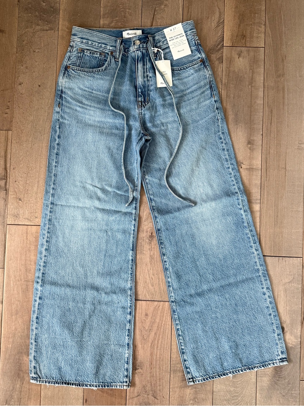 Madewell Wide Leg Jeans Airy denim